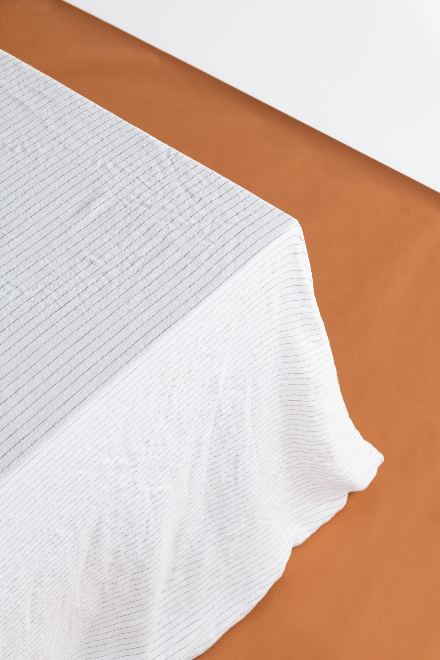 Rectangle Tablecloth - Olive Pinstripe image 0