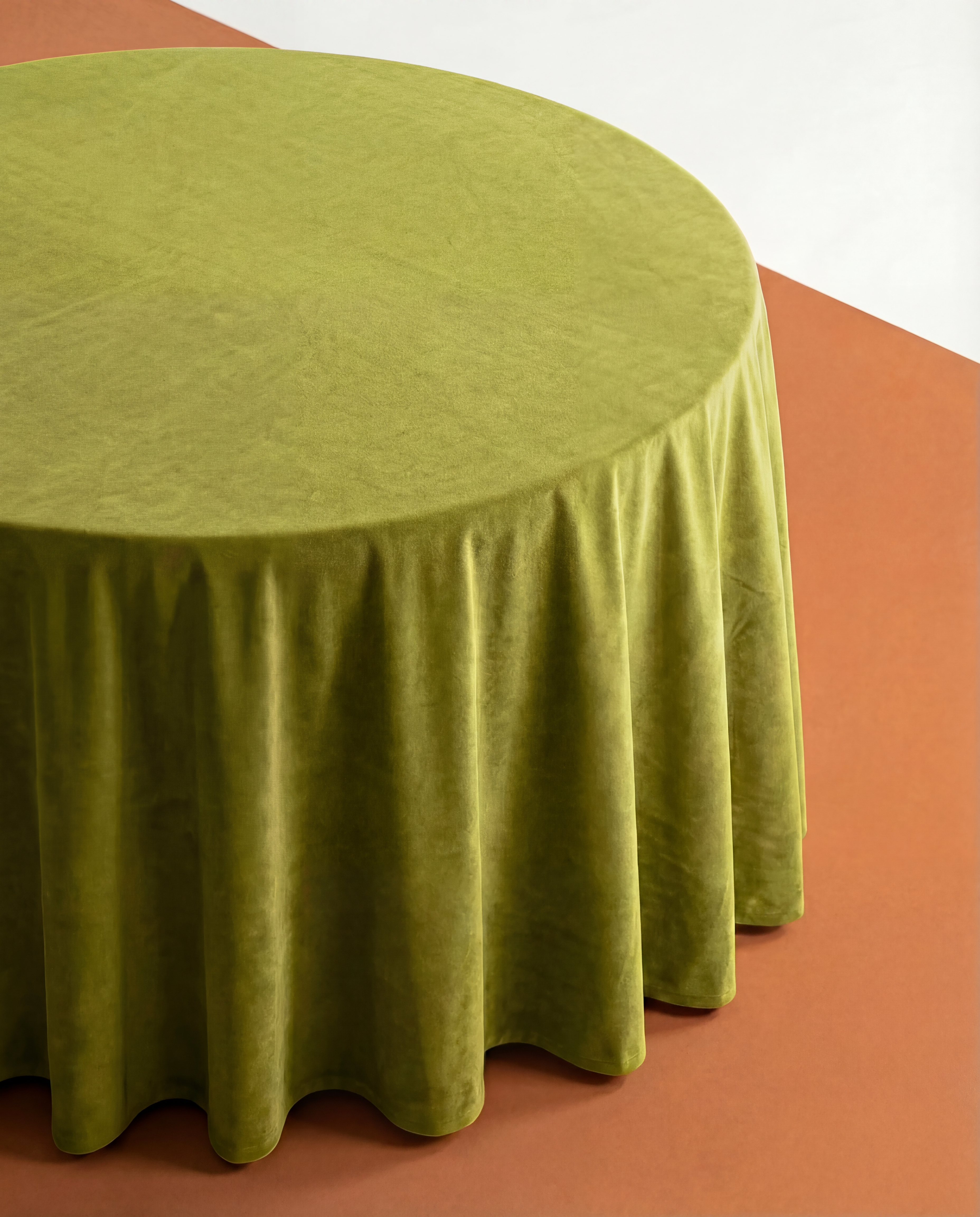 Round Tablecloth - Velvet - Apple image 0