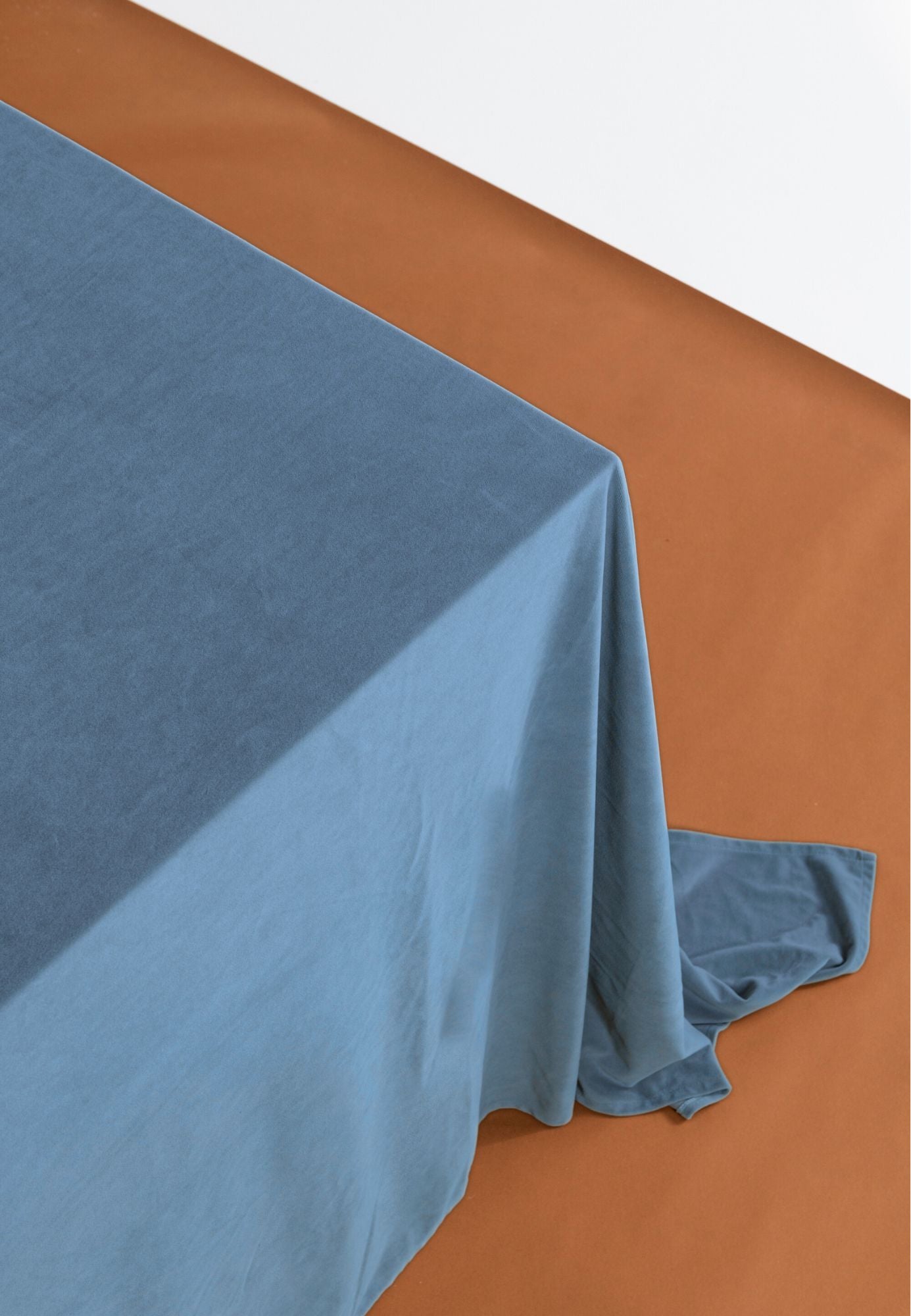 Rectangle Tablecloth - Velvet - Steel Blue image 0