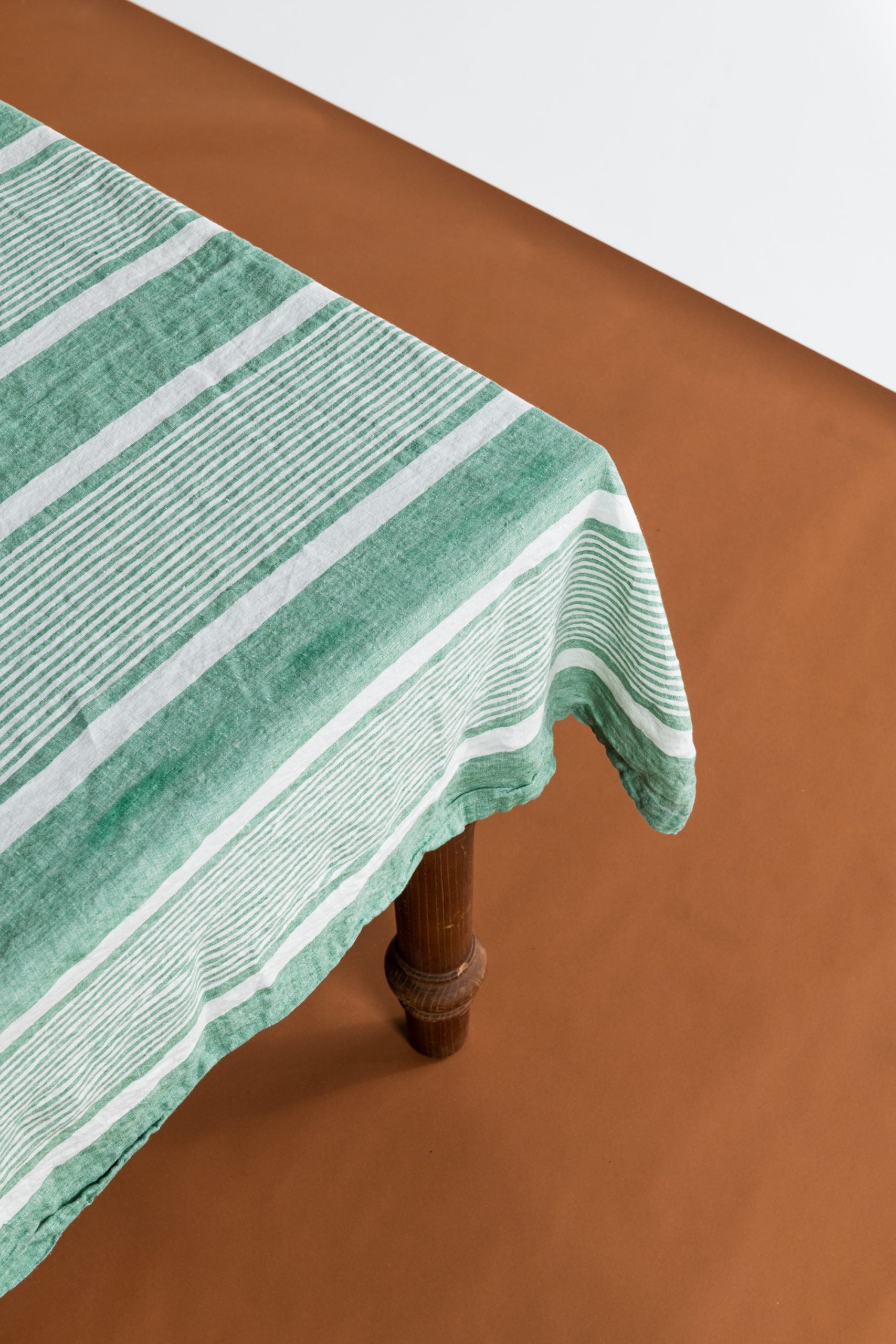 Rectangle Table Topper - Verdure Stripe image 0