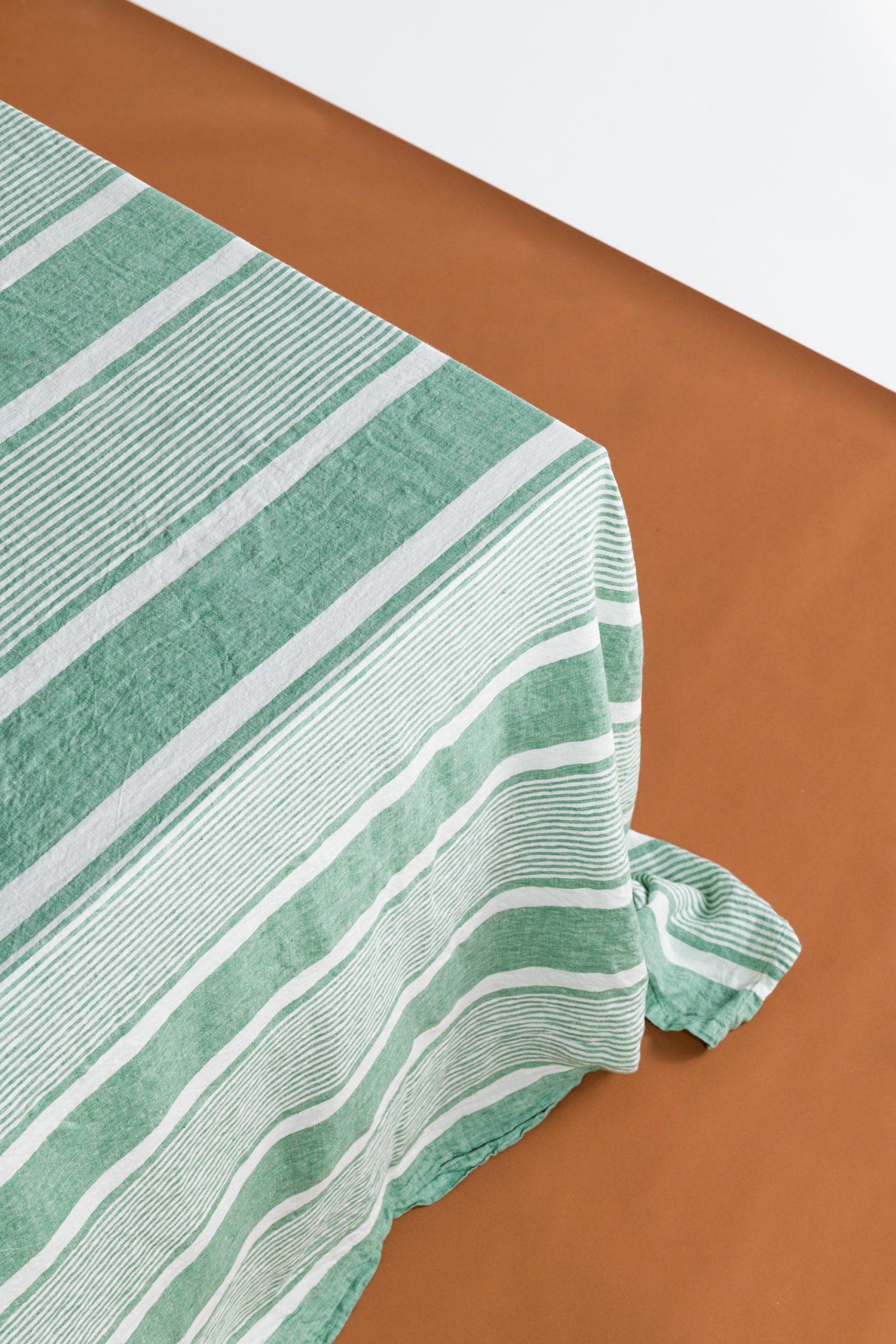Rectangle Tablecloth - Verdure Stripe image 0