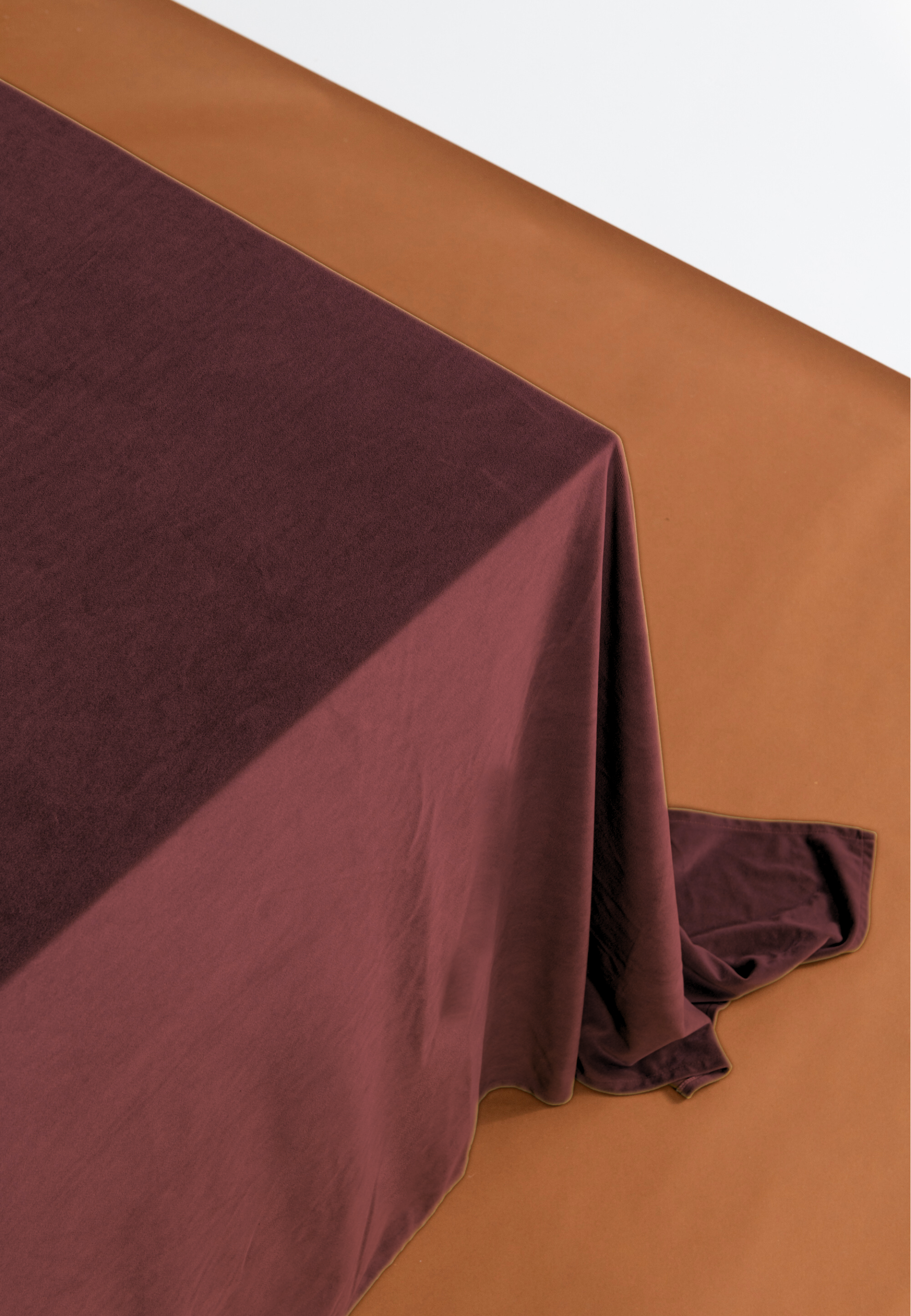 Rectangle Tablecloth - Velvet - Maroon image 0