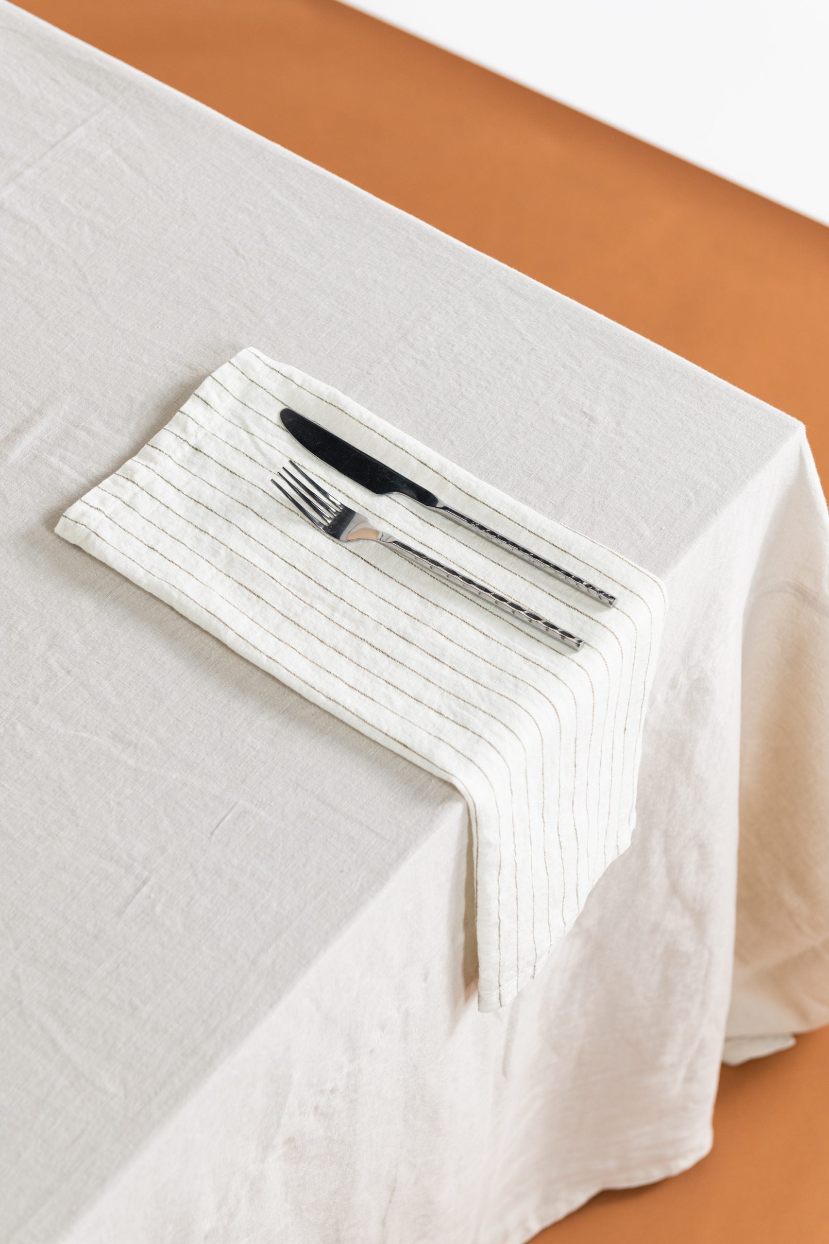 Napkin - Olive Pinstripe image 0