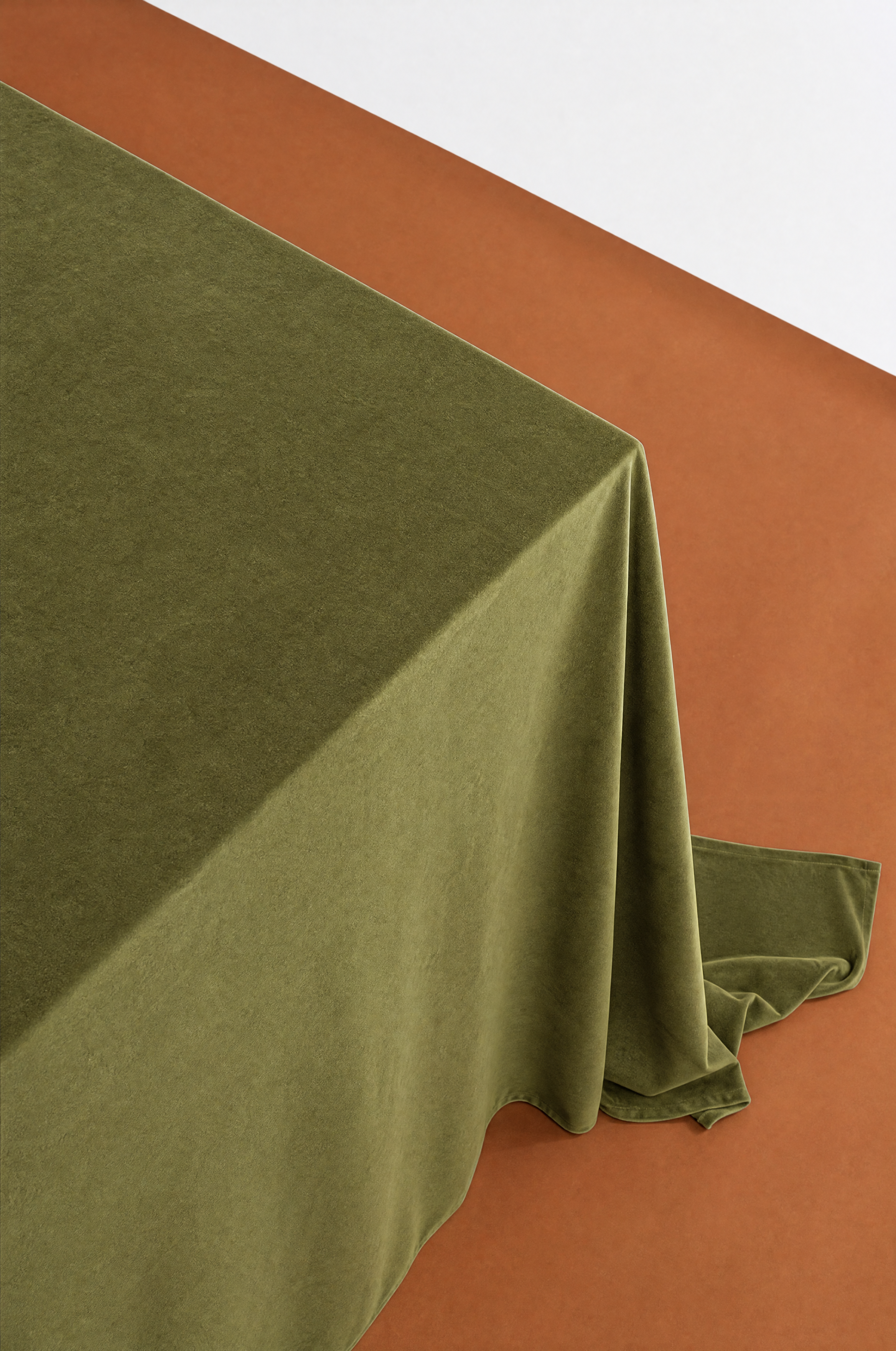 Rectangle Tablecloth - Velvet - Olive image 0