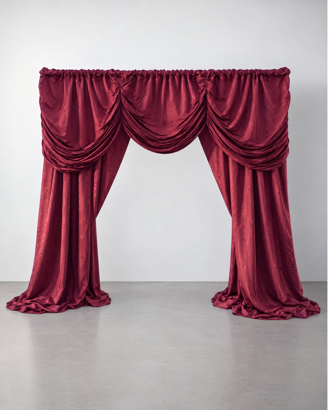 Drape - DIY - Opera - Burgundy Moire - 3m x 3m