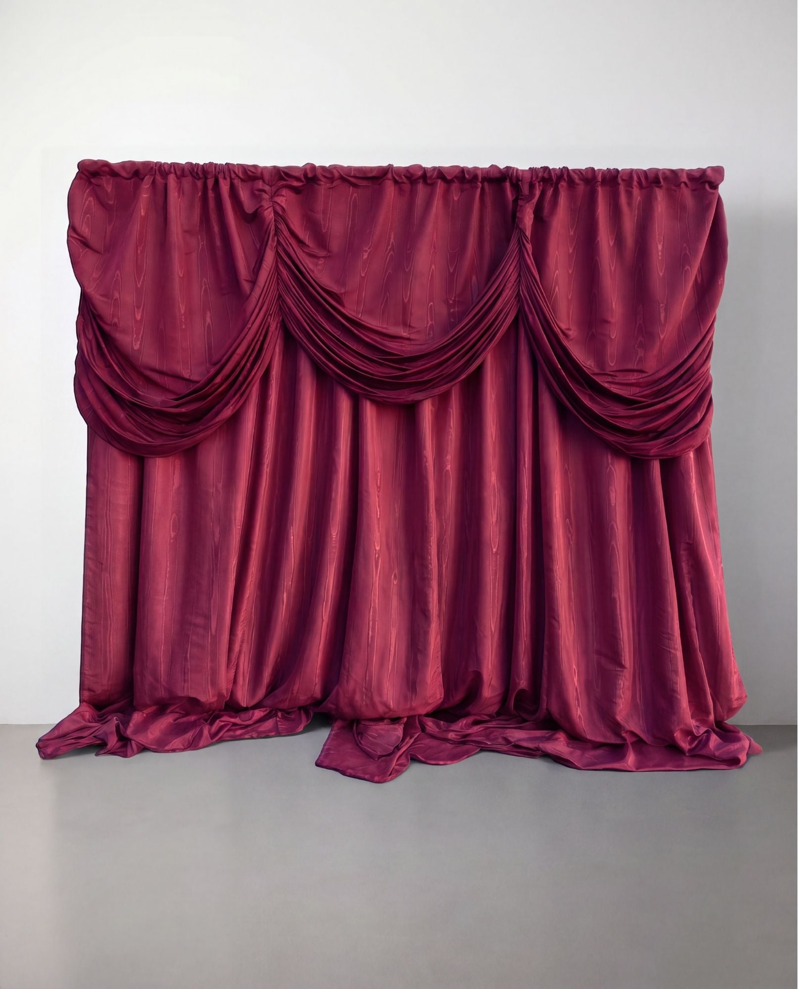 Drape - DIY - Opera - Burgundy Moire - 3m x 3m