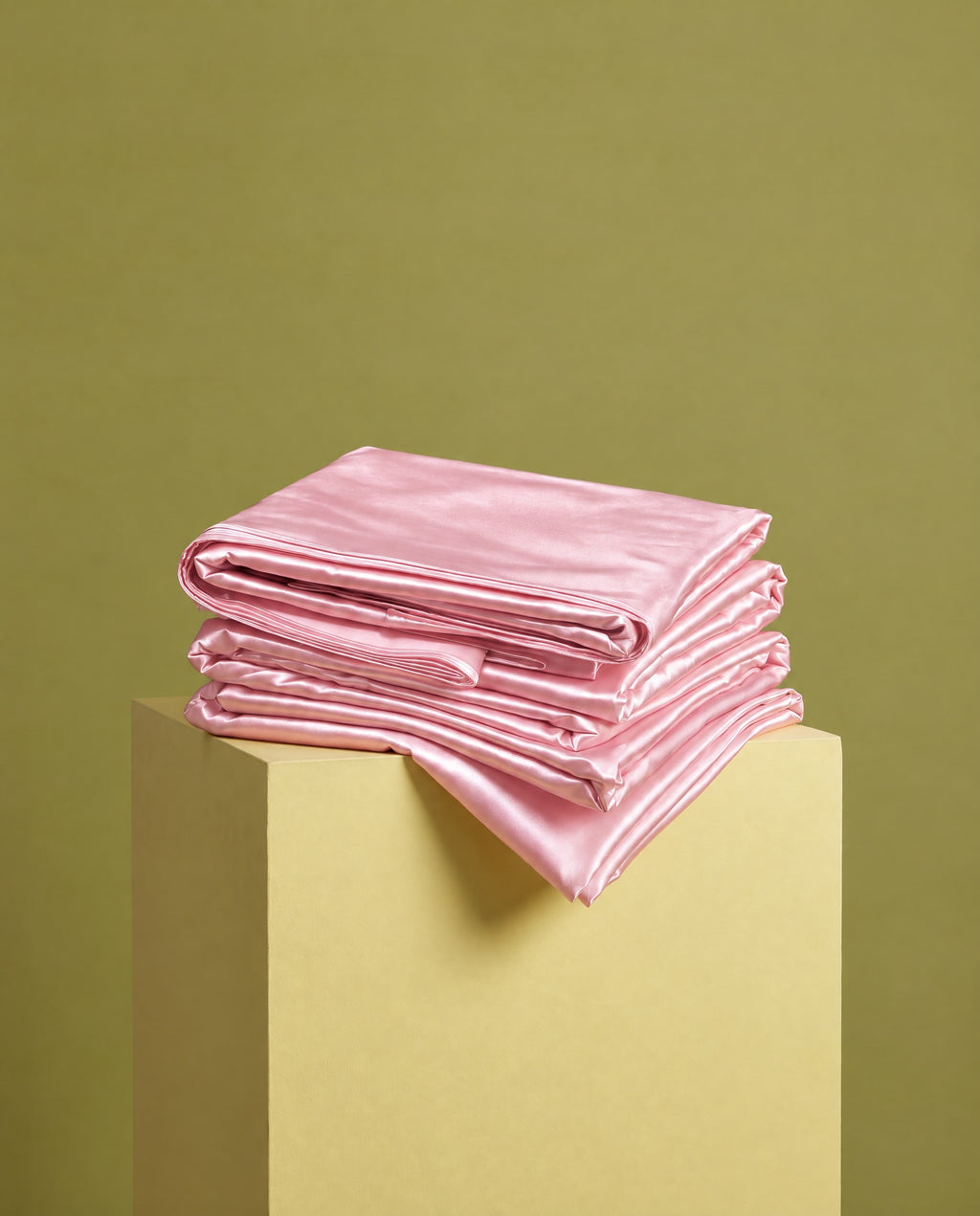 Rectangle Tablecloth - Pink Satin