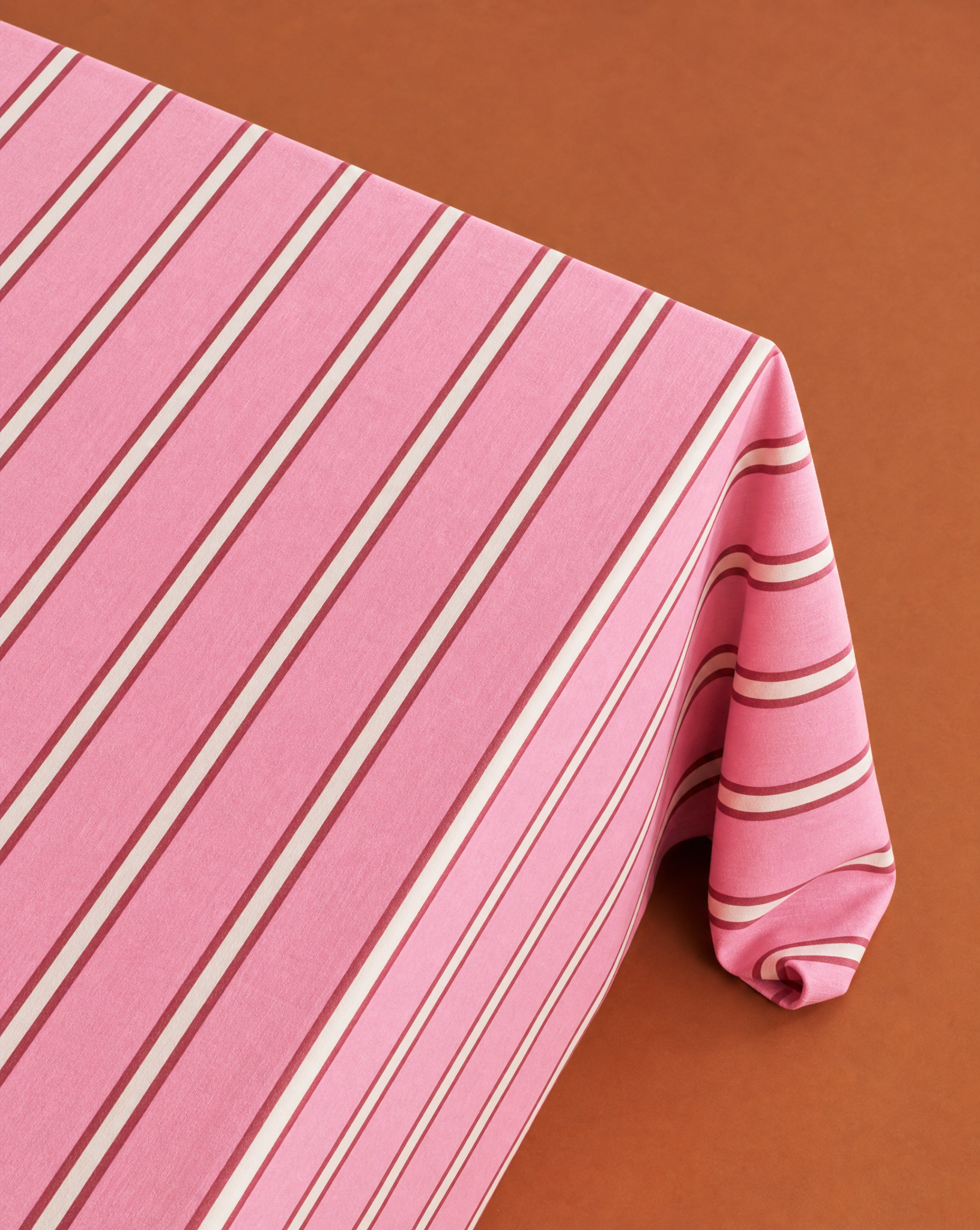 Rectangle Tablecloth - Pink Stripe image 0
