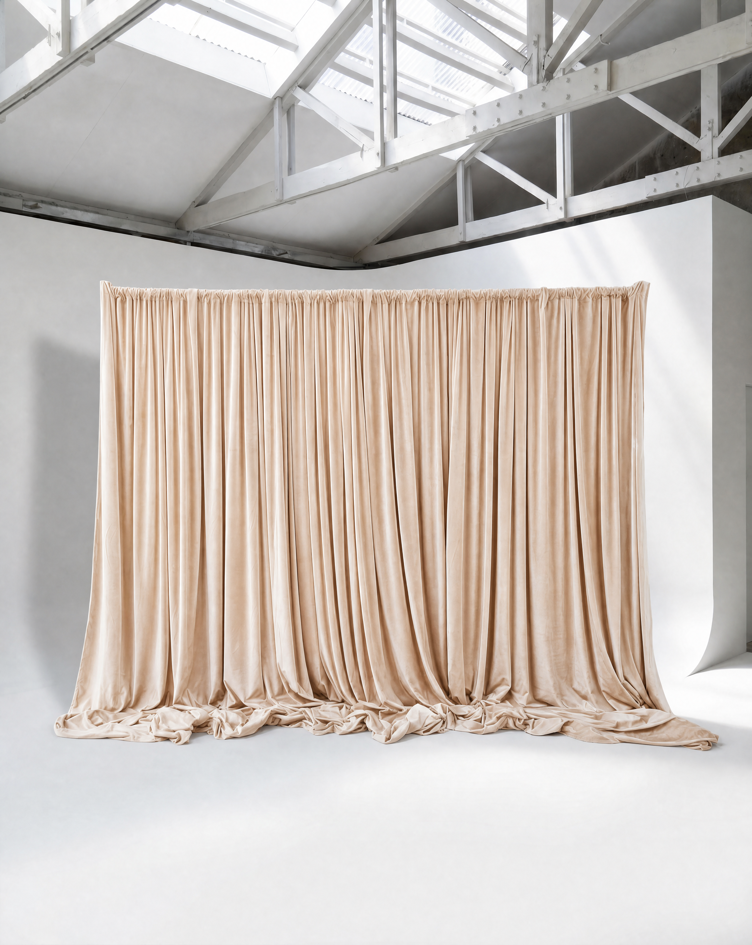 Drape - DIY- Ecru Velvet - 1.8M-3M x 1.8M-3M image 0