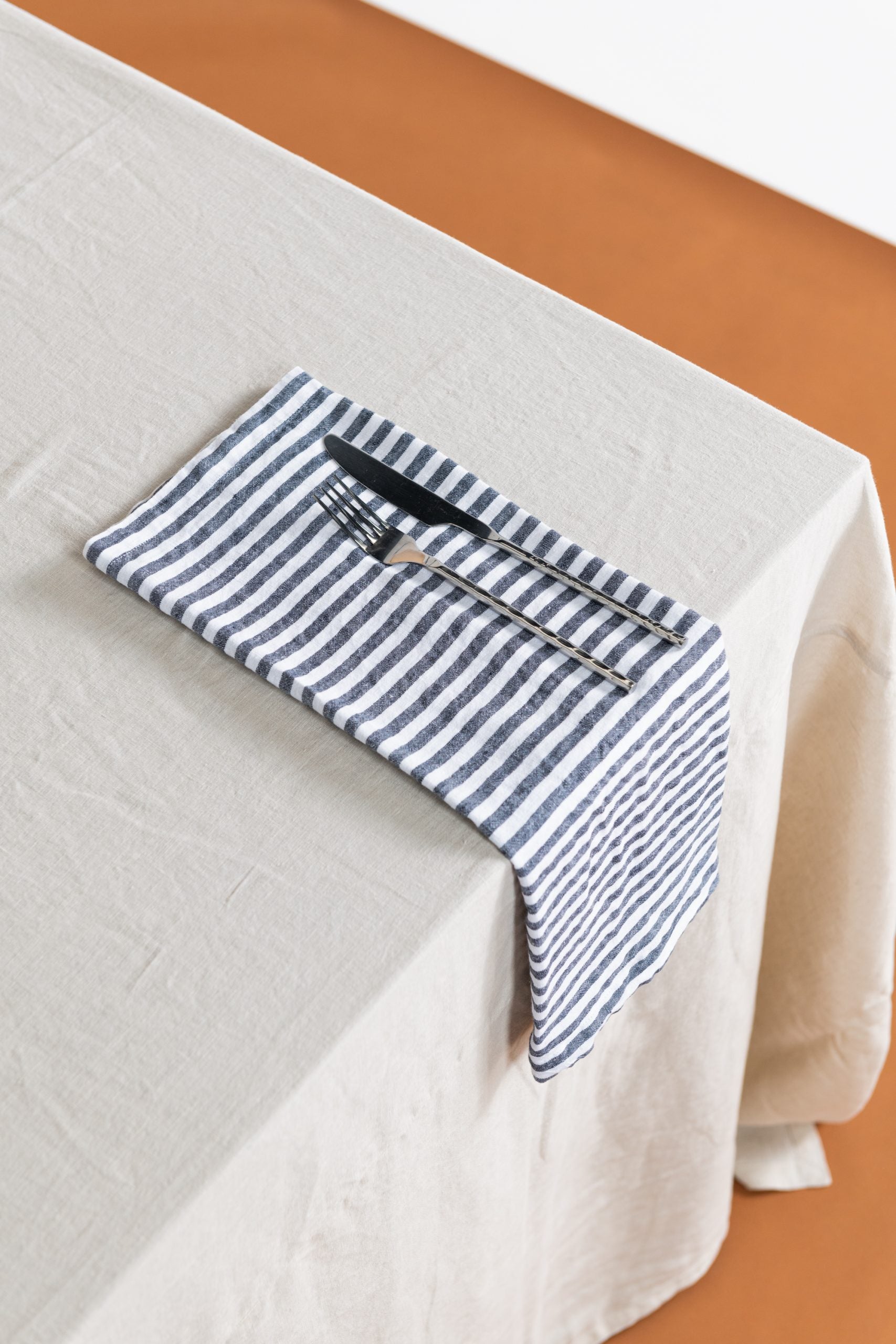 Napkin - Navy & White Stripe image 0