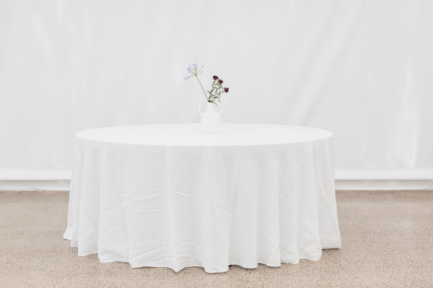 Round Tablecloth - Olive Pinstripe image 1