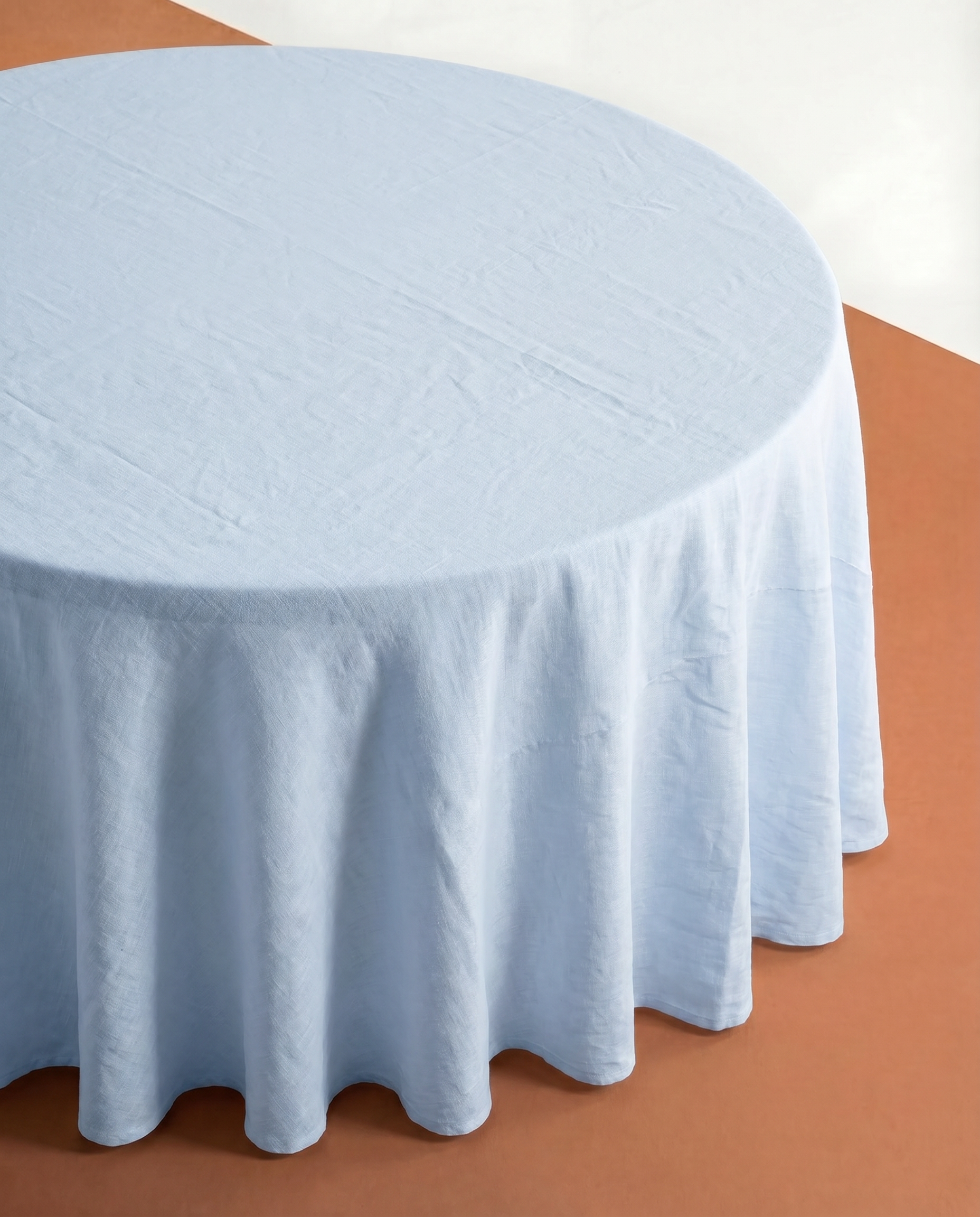 Round Tablecloth - Alice Blue image 0