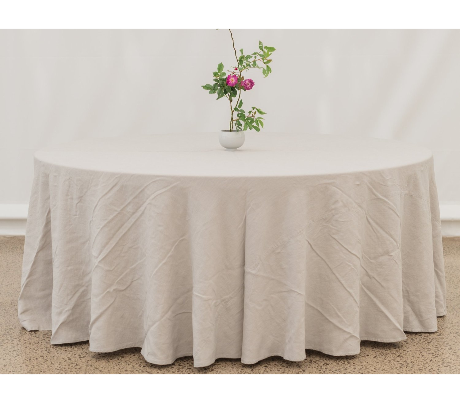 Round Tablecloth - Sand image 0