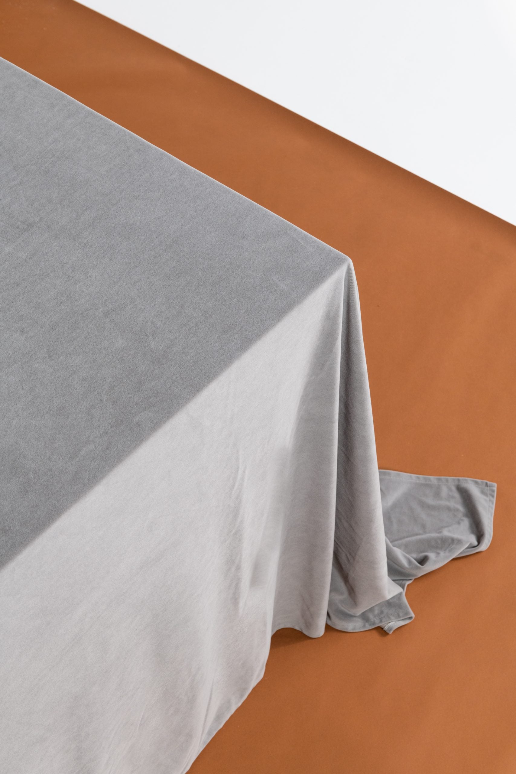 Rectangle Tablecloth - Velvet - Taupe image 0