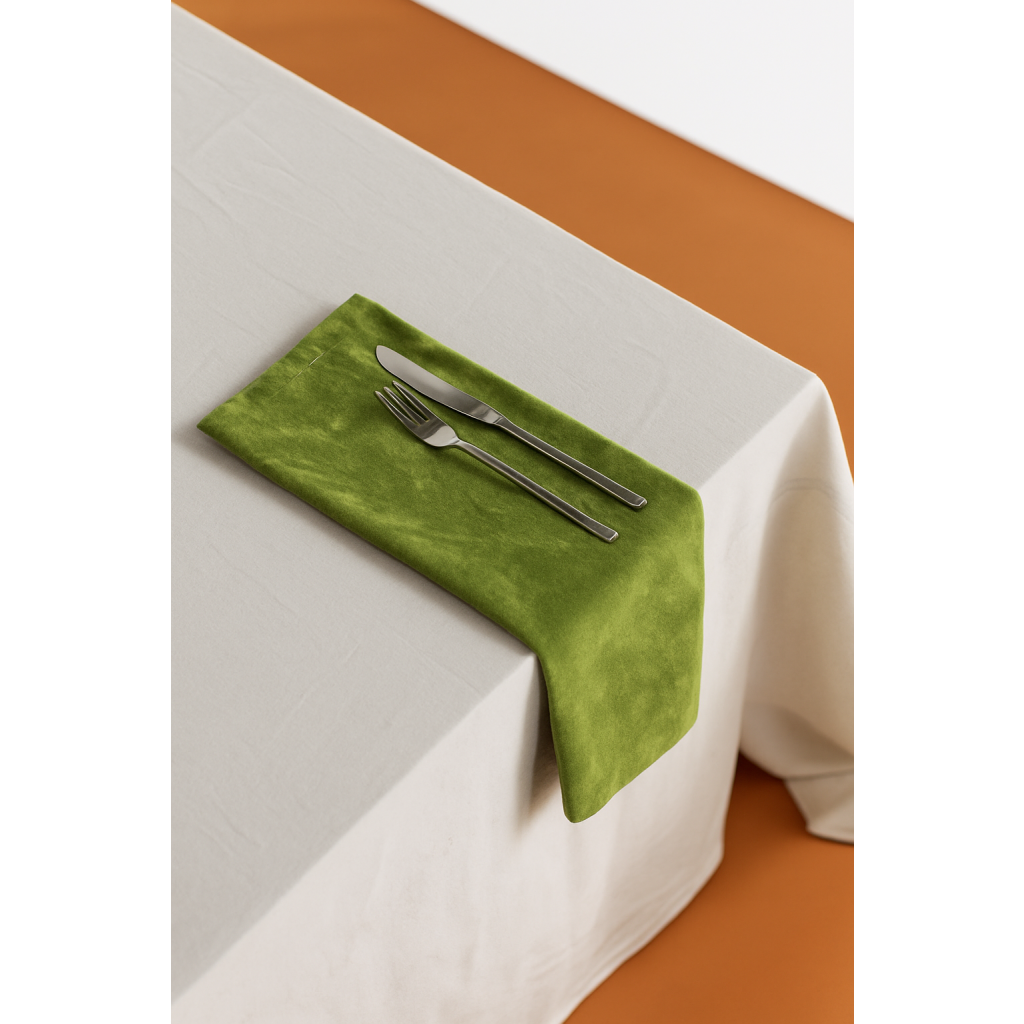 Napkin – Apple Green Velvet Napkins