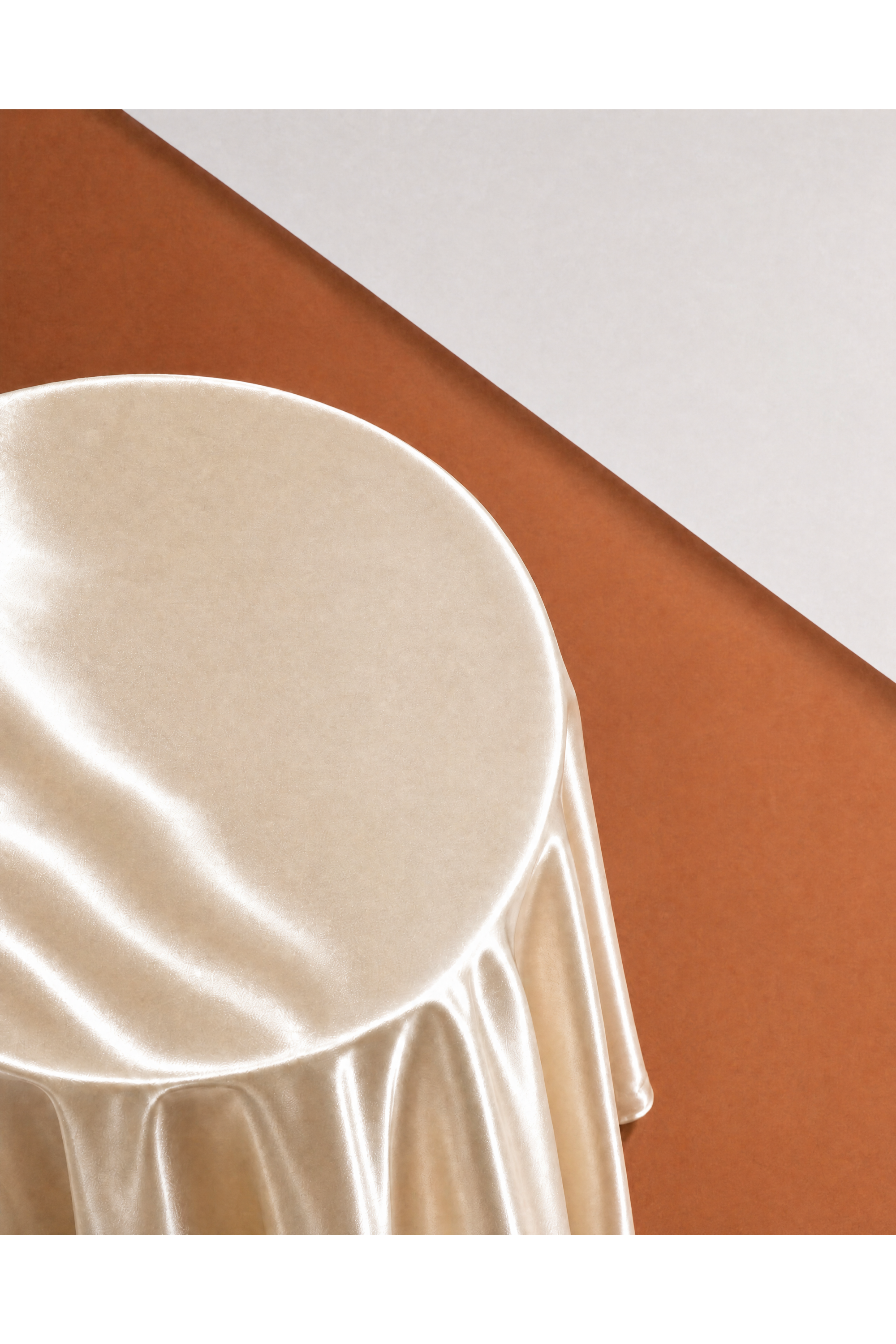 Rectangle Tablecloth – High Sheen Satin Butter – 270cm x 400cm 6
