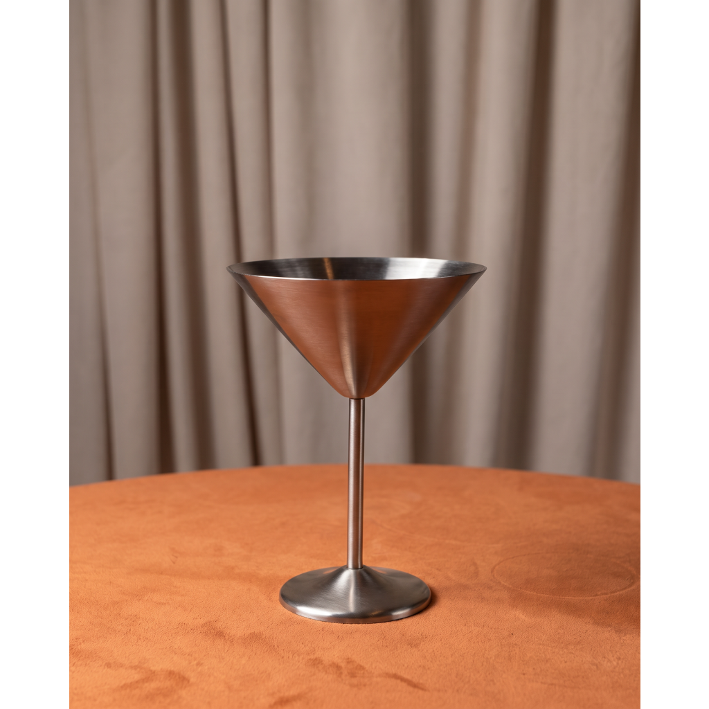 Stainless Steel Martini Glass