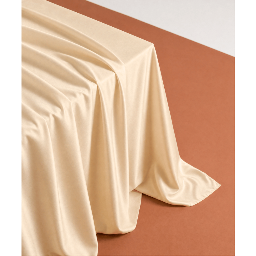 Rectangle Tablecloth – Butter Matte Satin – 270cm x 400cm