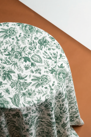 TBLE Green Floral Bar Leaner