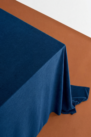 TBLE Navy Velvet Rectangle