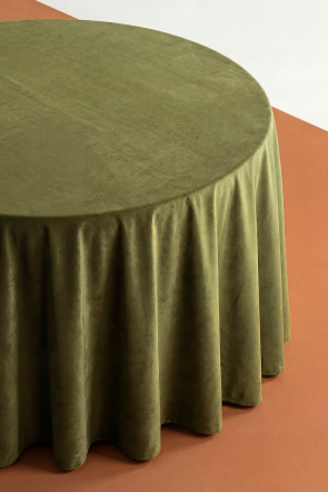 TBLE - Olive Velvet Round
