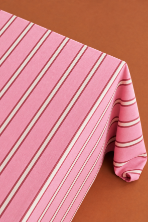 TBLE pink and red stripe cloth